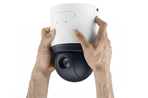 Установка купольной IP-видеокамеры