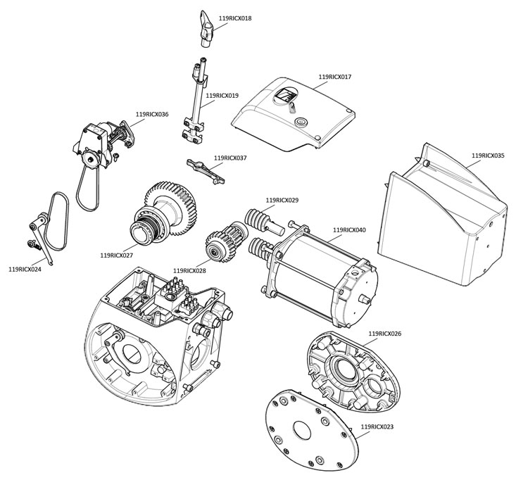 Запчасти для привода CAME C-BXE24