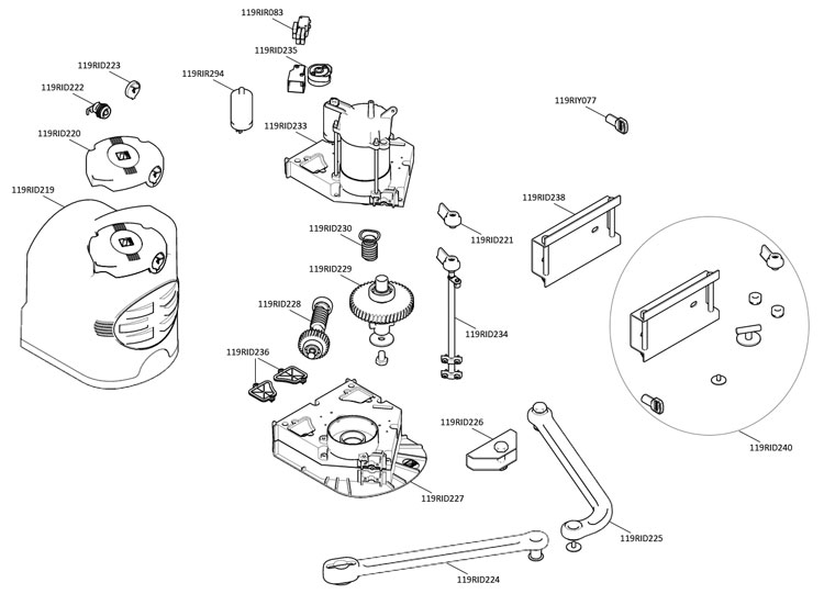 Запчасти для привода CAME F7001