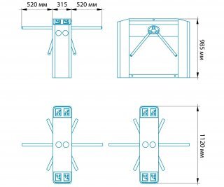Блокпост ТМБ 1200 фото