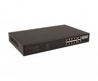 OSNOVO SW-60822/MB(150W) управляемый Web Smart PoE коммутатор Fast Ethernet на 10 портов