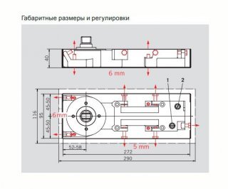 DormaKaba BTS60 EN 3 (ФОП 90°) (25160405) фото