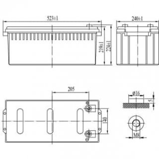 DELTA DT 12200 аккумулятор фото