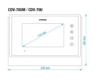 Commax CDV-70U/XL белый фото